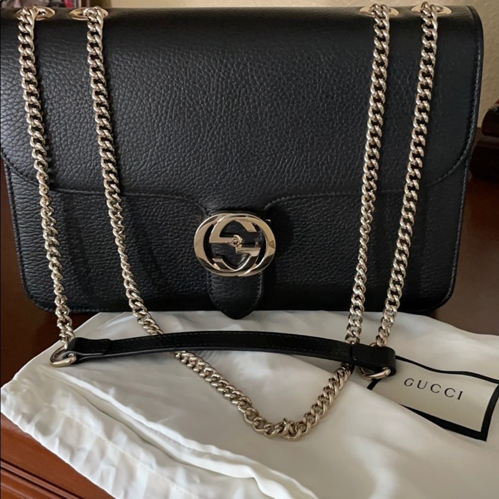 Medium Dollar Interlocking G Shoulder Bag - image 2